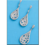 PENDIENTES PLATA 925MM CIRCONITAS