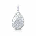 COLGANTE PLATA 925MM CIRCONITAS
