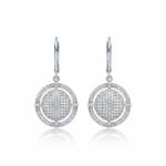 PENDIENTES PLATA 925MM REDONDO CIRCONITAS