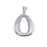 COLGANTE PLATA 925MM CIRCONITAS