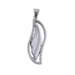 COLGANTE PLATA 925MM CIRCONITAS