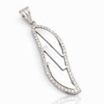 COLGANTE PLATA 925MM CIRCONITAS