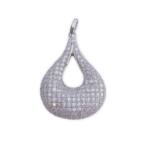 COLGANTE PLATA 925MM CIRCONITAS