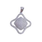 COLGANTE PLATA 925MM CIRCONITAS