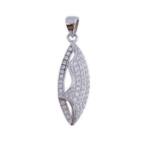 COLGANTE PLATA 925MM CIRCONITAS