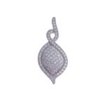 COLGANTE PLATA 925MM CIRCONITAS