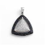 COLGANTE PLATA 925MM TRINGULO CIRCONITAS