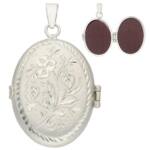 GUARDAPELO PLATA 925M OVAL - 28X33MM