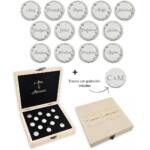 ARRAS PERSONALIZADAS · PALABRAS PLATA DE LEY + ESTUCHE MADERA