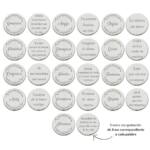 ARRAS PERSONALIZADAS PALABRA + FRASE · PLATA DE LEY