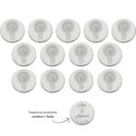 ARRAS PERSONALIZADAS V. DEL PILAR · PLATA DE LEY