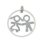 COLGANTE PLATA 925MM NIÑOS
