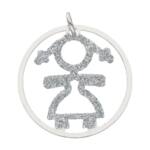 COLGANTE PLATA 925MM NIÑA