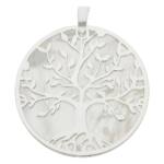 COLGANTE PLATA 925MM ARBOL DE LA VIDA NACAR - 40MM