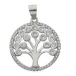 COLGANTE PLATA 925MM ARBOL DE LA VIDA CIRCONITAS - 20MM