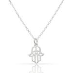 GARGANTILLA PLATA 925MM MANO DE FATIMA