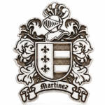 PIN PLATA 925MM ESCUDO HERALDICO ADORNOS