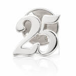 PIN PLATA 925MM NUMERICO PERSONALIZADO