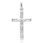 CRUZ PLATA 925MM CON CRISTO - 18x30MM