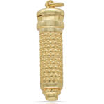 GUARDACENIZAS PLATA CHAPADA EN ORO CILINDRO - 9x32MM