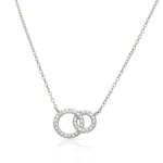 GARGANTILLA PLATA 925MM ALIANZAS CIRCONITAS
