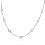 GARGANTILLA PLATA 925MM CHATONES