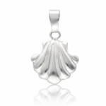 COLGANTE PLATA 925MM CONCHA DE SANTIAGO GRANDE - 15x15MM-AGOTADO TEMPORALMENTE