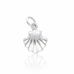 COLGANTE PLATA 925MM CONCHA DE SANTIAGO PEQUEÑA - 10x10MM