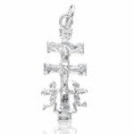 CRUZ PLATA 925MM CARAVACA CRISTO - 10x23MM