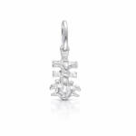 CRUZ PLATA 925MM CARAVACA PEQUEÑA CRISTO RELIEVE - 5x12MM