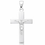 CRUZ PLATA 925MM CRISTO - 20x34MM