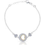 PULSERA PLATA 925MM 3 CORAZONES