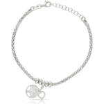 PULSERA PLATA 925MM ARBOL DE LA VIDA + CORAZON