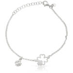 PULSERA PLATA 925MM TREBOL DE LA SUERTE