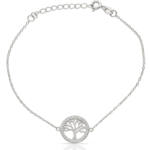 PULSERA PLATA 925MM ARBOL DE LA VIDA CIRCONITAS