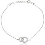 PULSERA PLATA 925MM 2 ALIANZAS CIRCONITAS